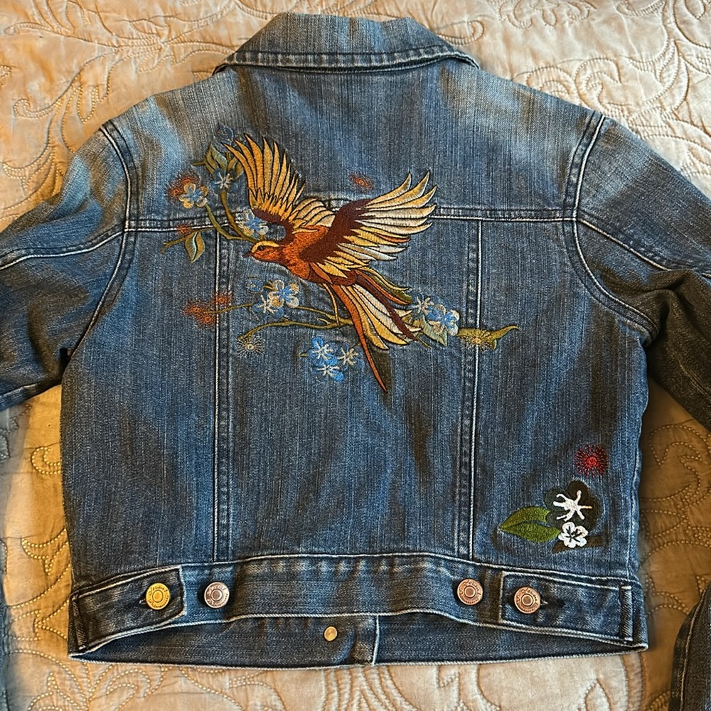 Seven7 Embroidered Jean Jacket